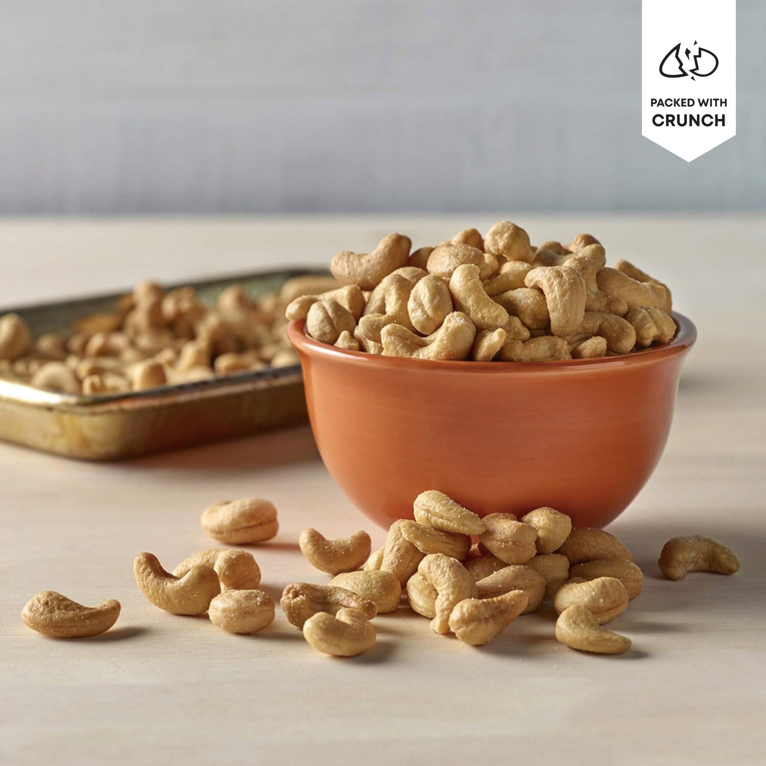 Pink Himalayan Salted and Slow Roasted African Cashews